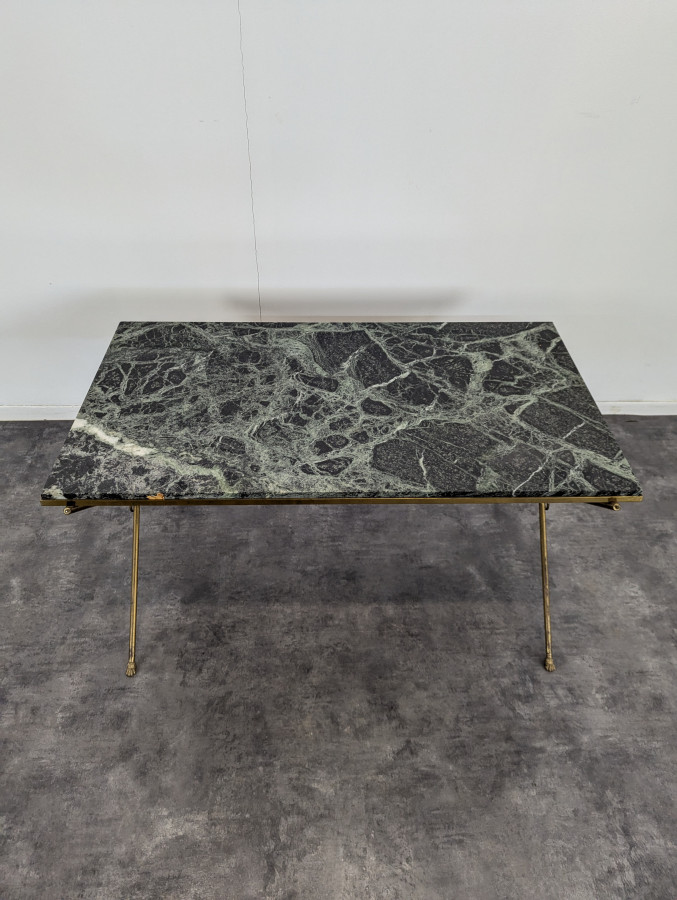 Table basse marbre vert DLG Maison Bagues