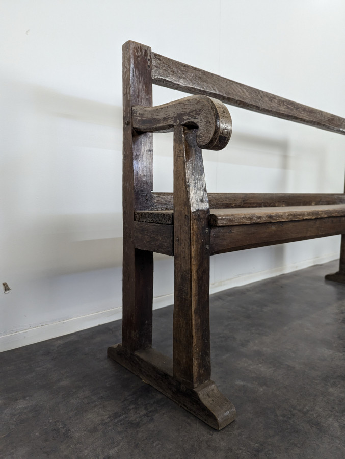 Banc rustique début XIXe