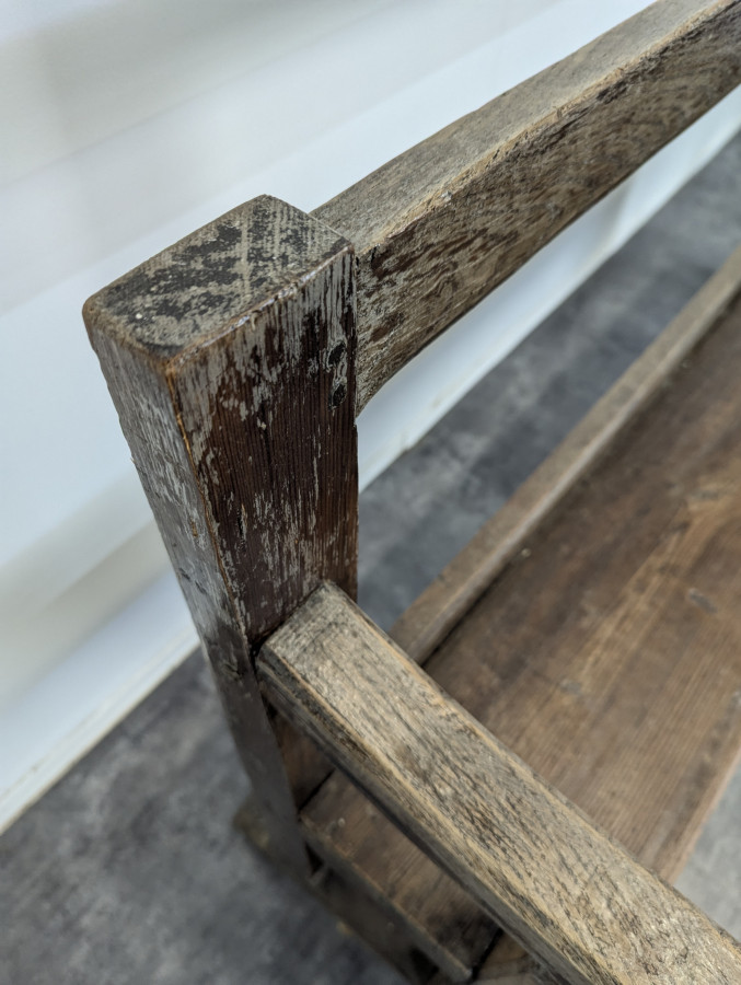 Banc rustique début XIXe