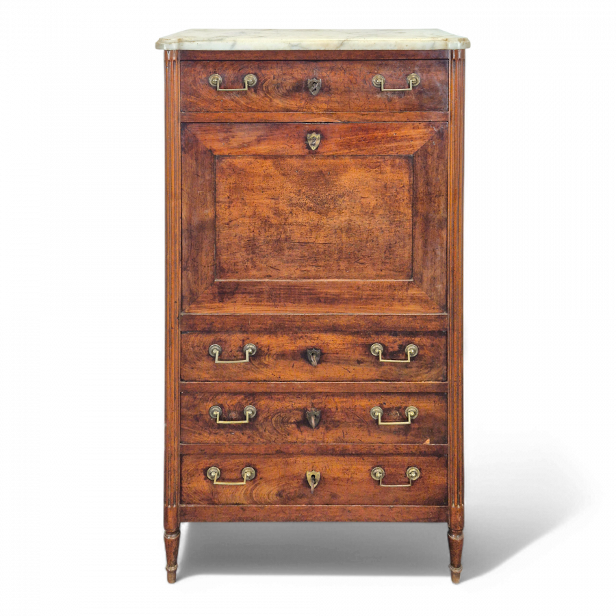 Secrétaire de style Louis XVI en Merisier