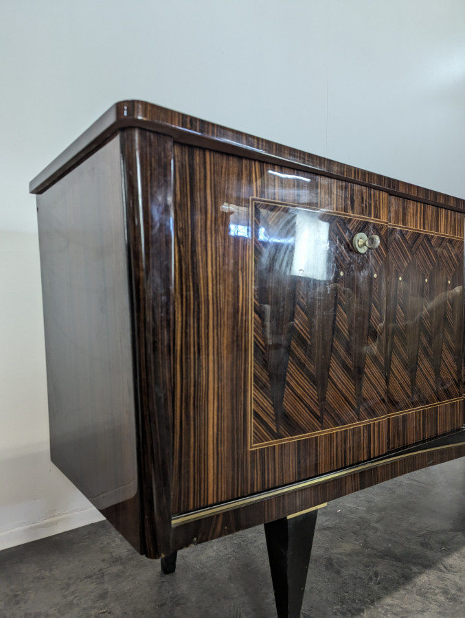 Enfilade années 60 en ébène de Macassar