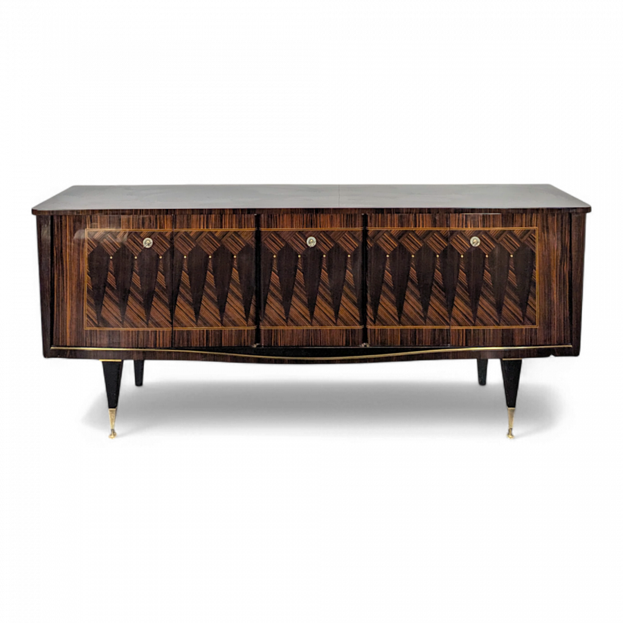 Enfilade années 60 en ébène de Macassar