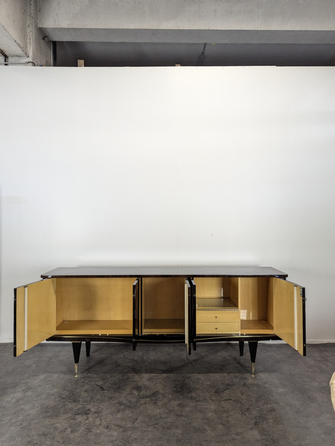 Enfilade années 60 en ébène de Macassar