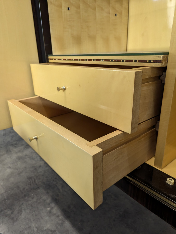 Enfilade années 60 en ébène de Macassar
