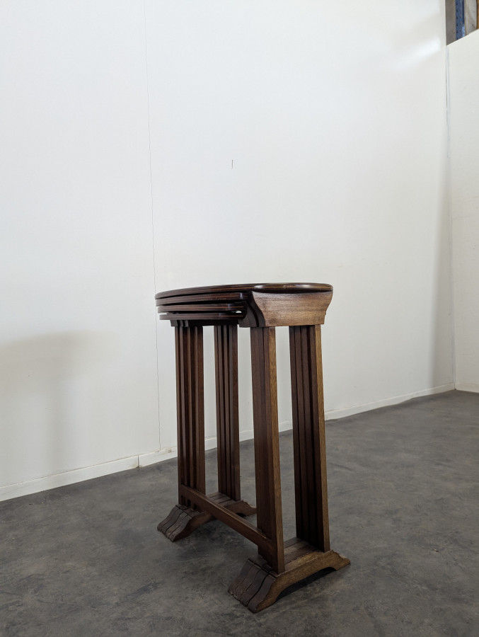 Tables gigognes en Acajou