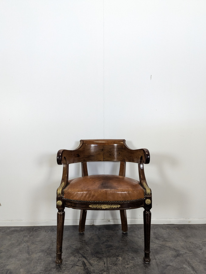 Fauteuil en Acajou de style Empire