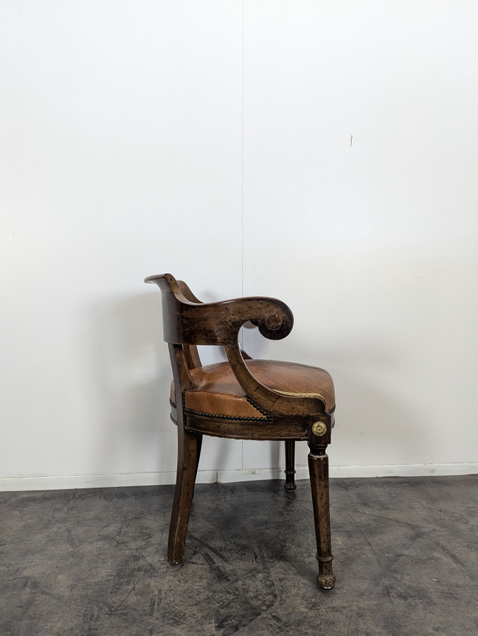 Fauteuil en Acajou de style Empire