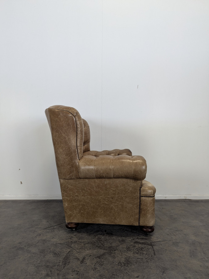 Fauteuil Windsor en cuir
