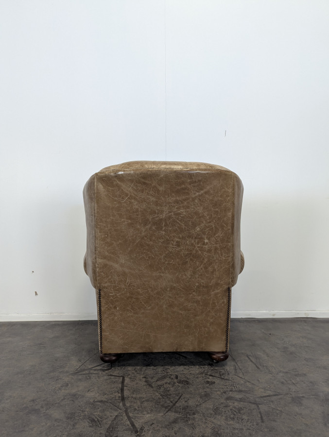 Fauteuil Windsor en cuir