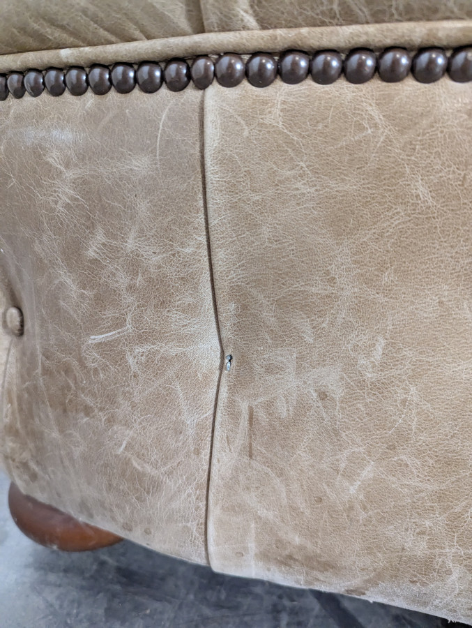 Fauteuil Windsor en cuir