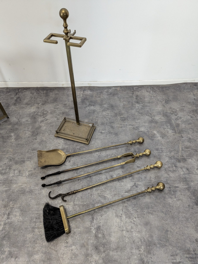 Serviteur de chaminée en Laiton