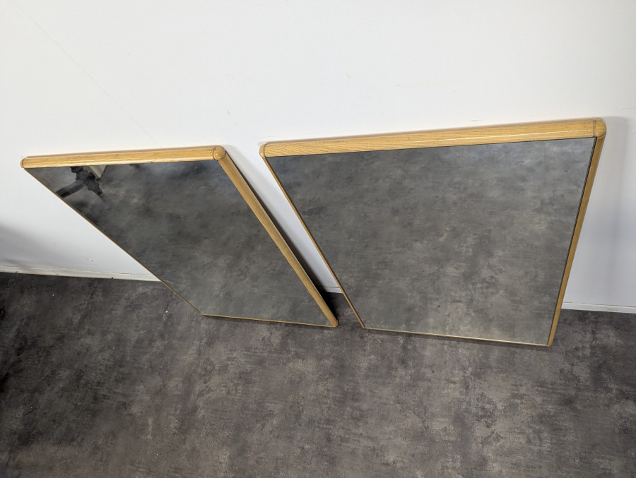 Paire de miroir italiens