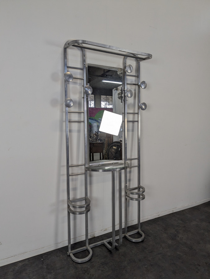Porte Manteau de style Art Déco en alluminium
