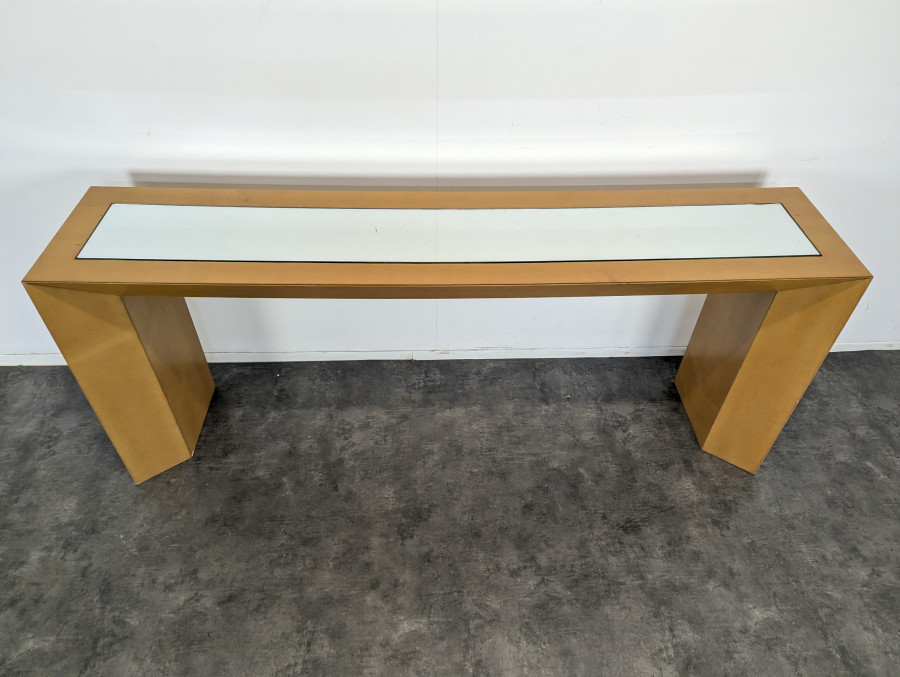 Console des années 80 placage d'érable