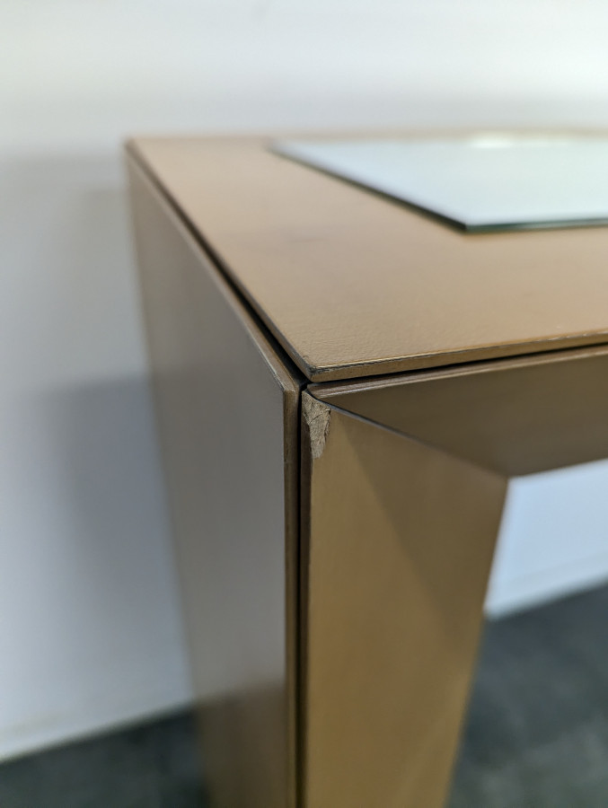 Console des années 80 placage d'érable