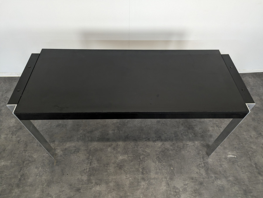 Bureau en Aluminium et bois de Georges Frydman, Edition E.f.a