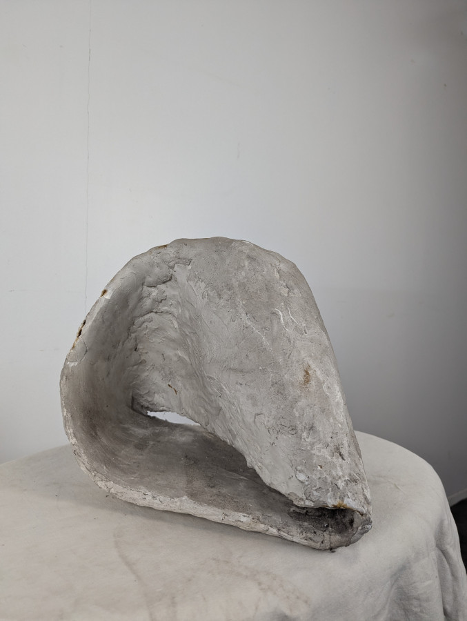 Noeud de Meobius en plâtre