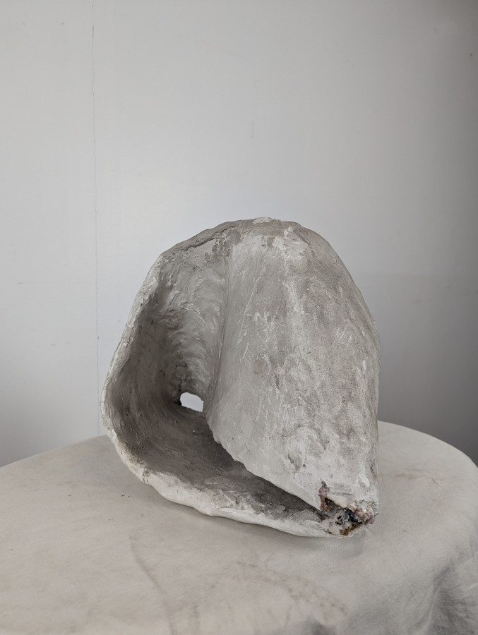 Noeud de Meobius en plâtre