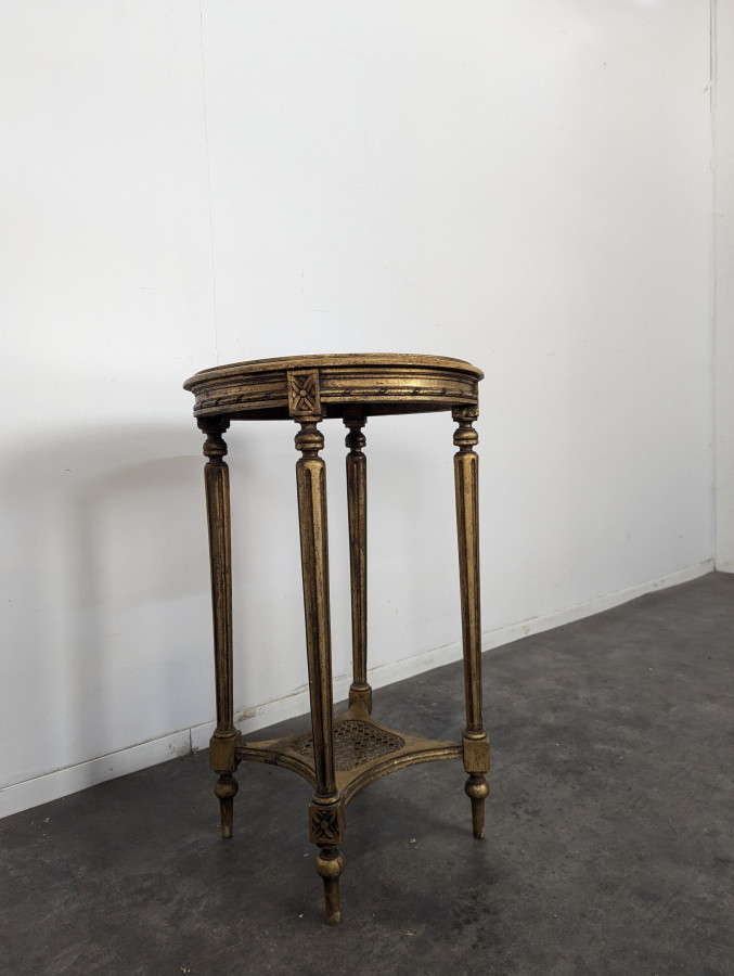 Sellette en bois doré de style Louis XVI