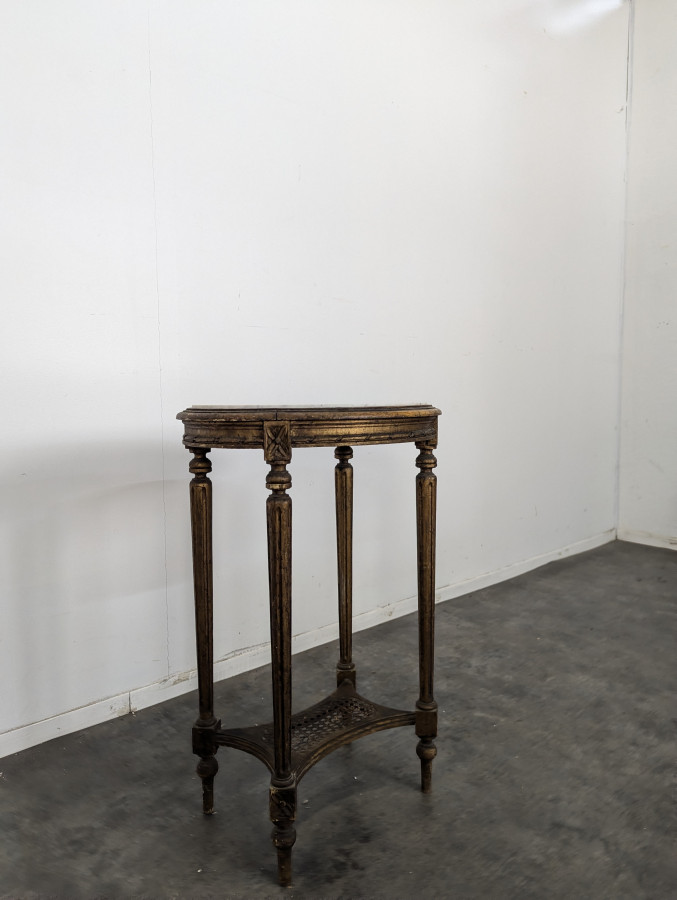 Sellette en bois doré de style Louis XVI