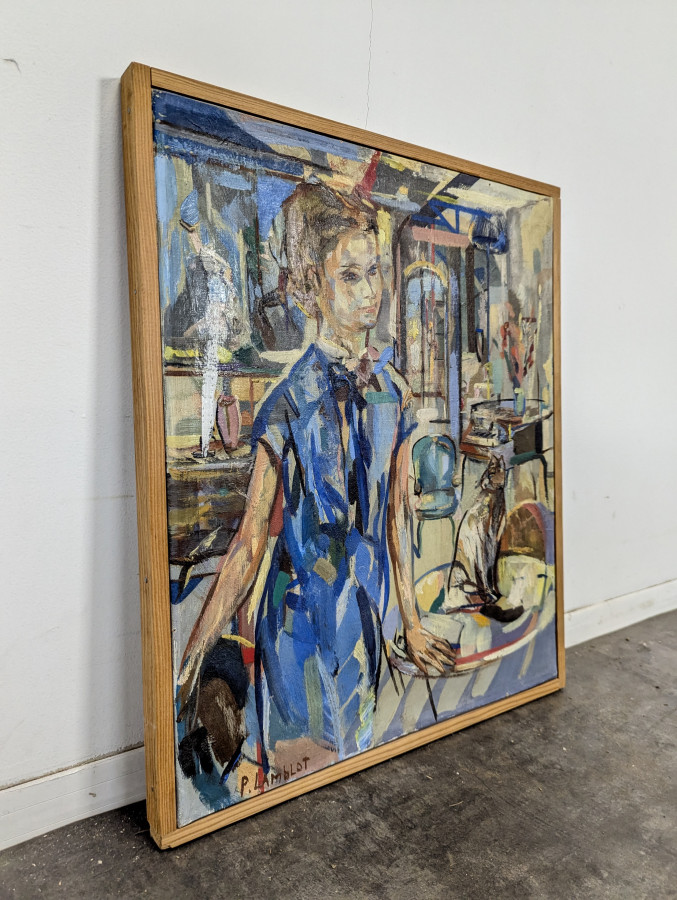 Tableau Scène de vie de Pierre Lamblot