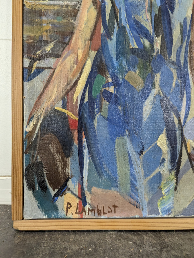 Tableau Scène de vie de Pierre Lamblot
