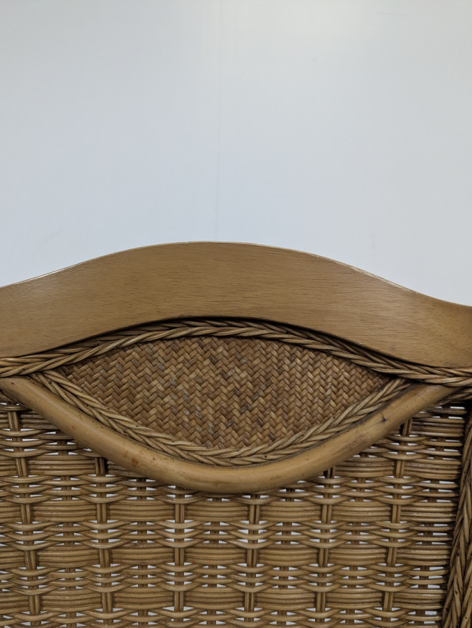 Ensemble 4 chaises 2 fauteuils et Table de salle à manger en Rotin