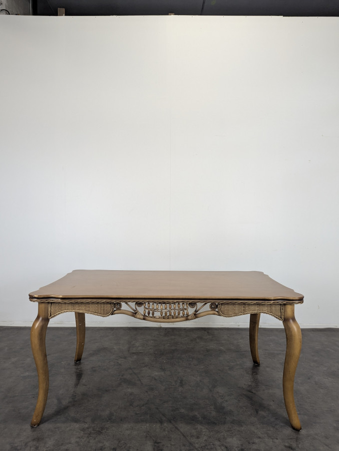 Ensemble 4 chaises 2 fauteuils et Table de salle à manger en Rotin