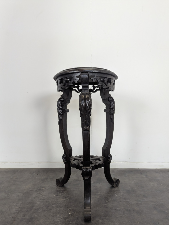 Selette époque Napoléon III en bois noirci