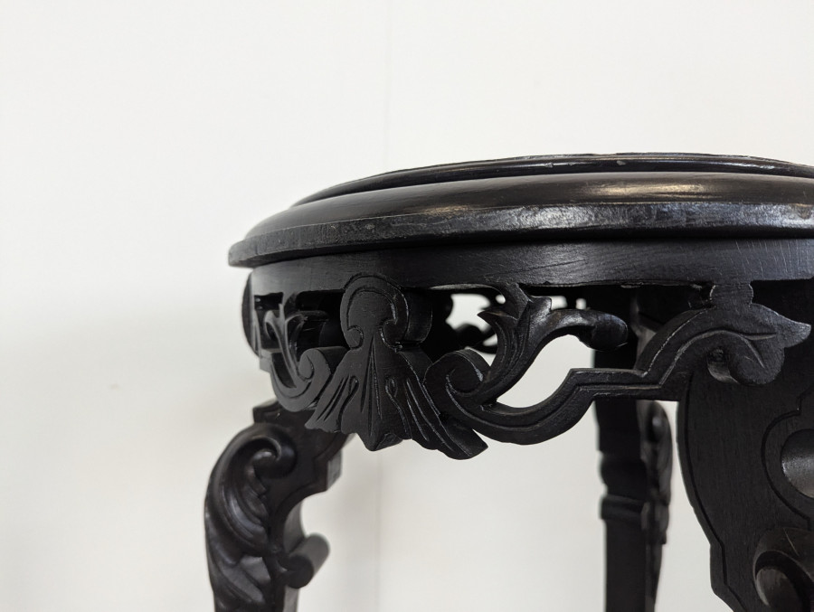 Selette époque Napoléon III en bois noirci