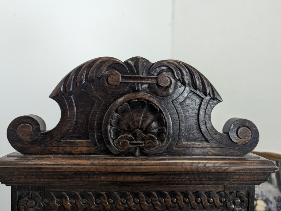 Paire de fauteuil Caquetoires de style Renaissance en chêne