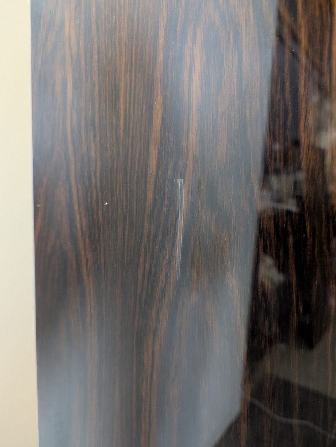 Armoire penderie des années 60 vernis polyestère