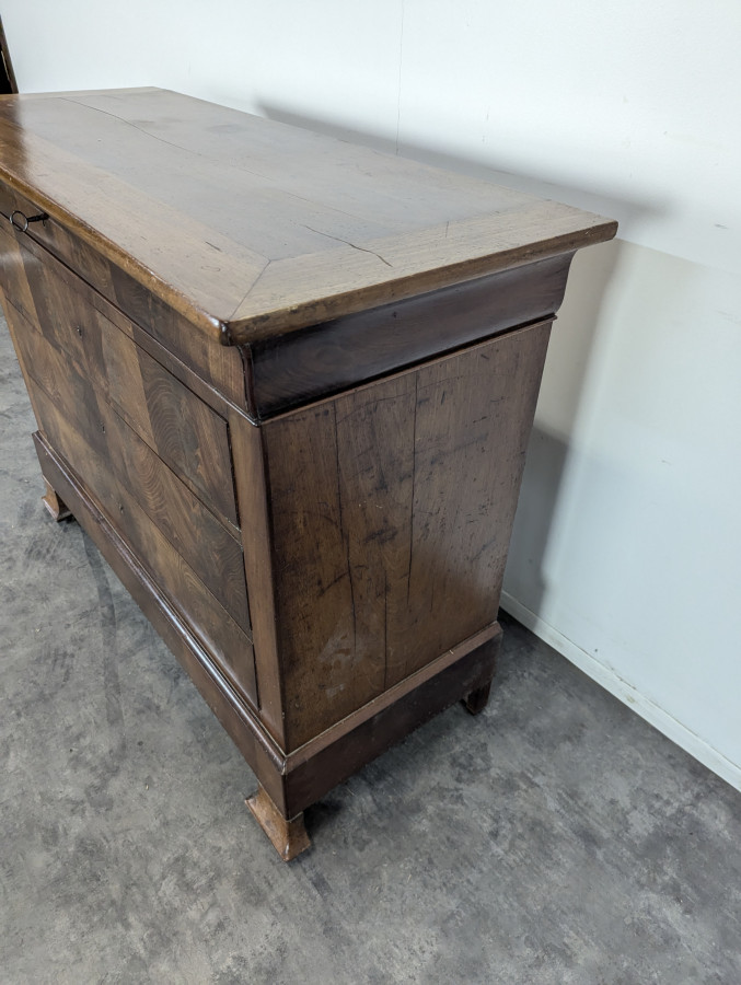 Commode d'époque Louis Phillipe en Acajou Flammé
