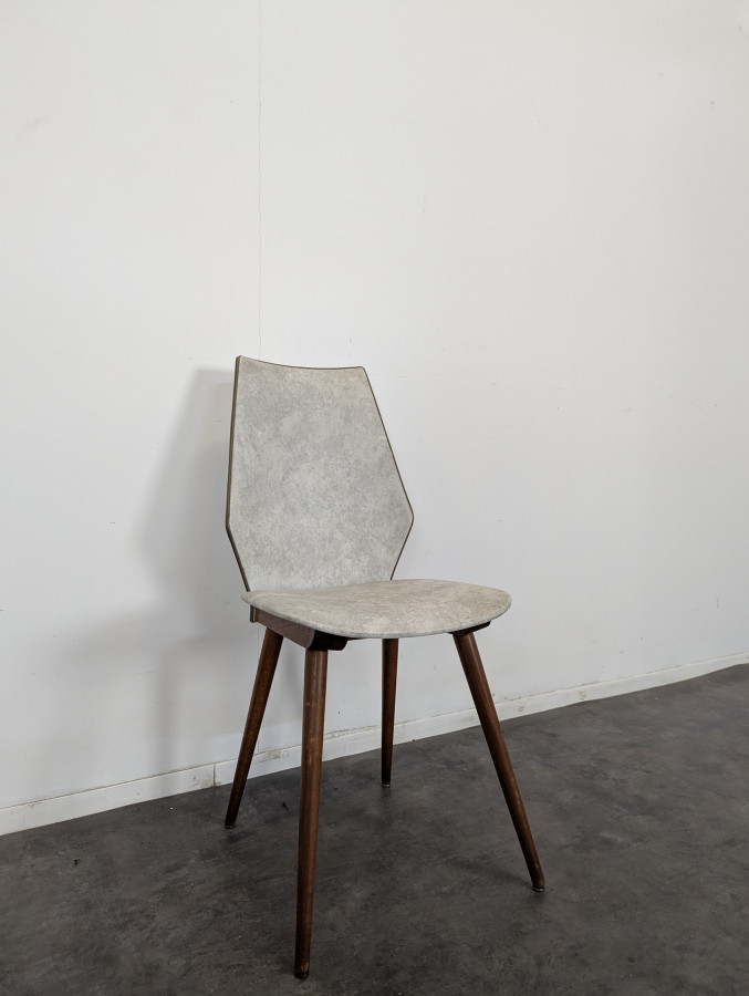 Série de 5 chaises des années 50