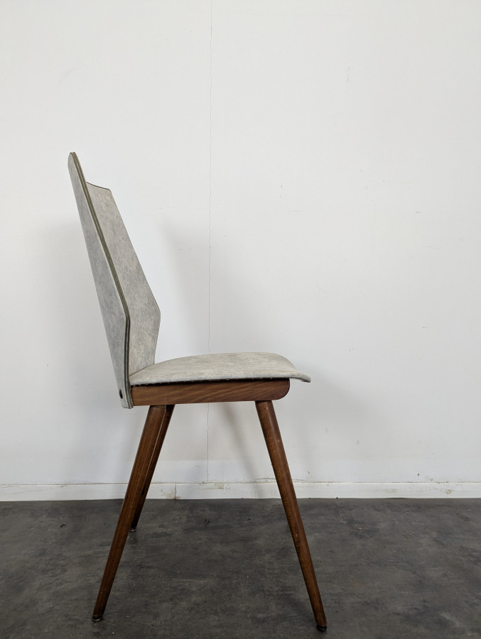 Série de 5 chaises des années 50