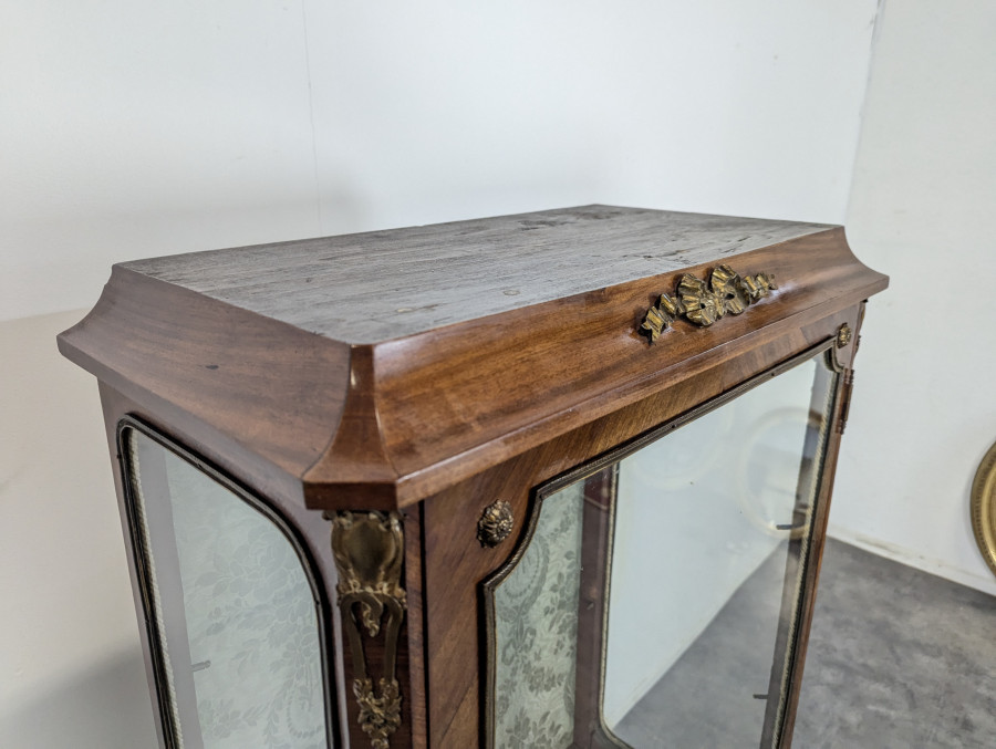 Vitrine de style Transition en Marqueterie de bois de rose