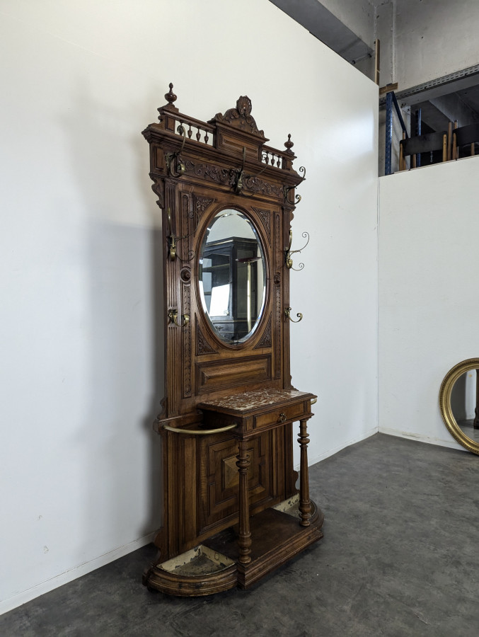 Vestiaire en Noyer fin XIX ème