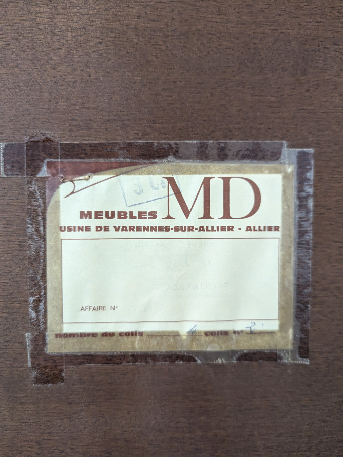Meuble vitrine MD an Acajou