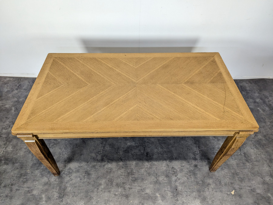 Table à manger de style Art Déco en chêne