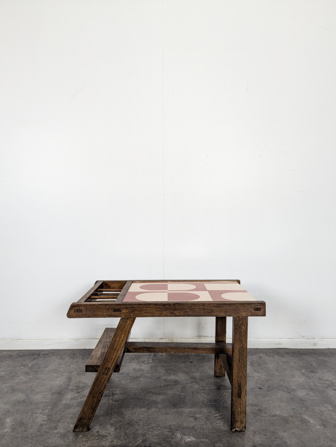Table basse bar époque Reconstruction