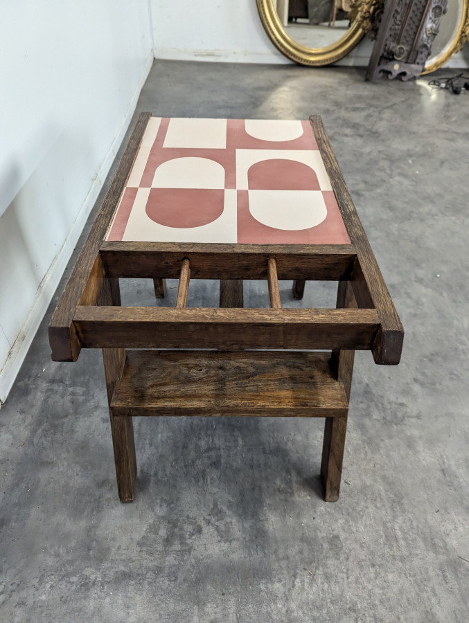 Table basse bar époque Reconstruction