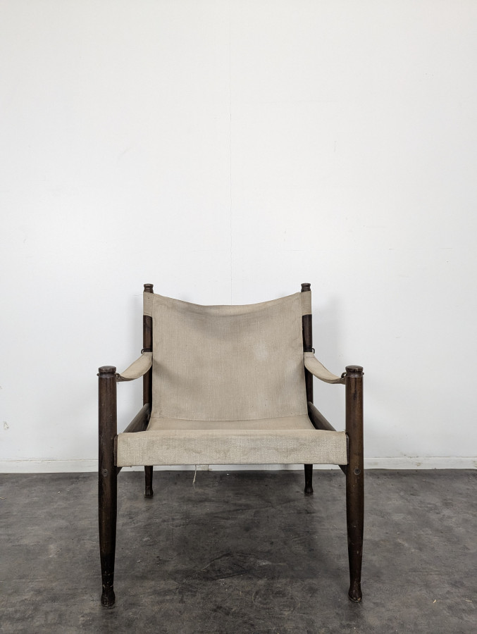 Paire de fauteuils Safari danoise de Erik Worts pour Niels Eilersen