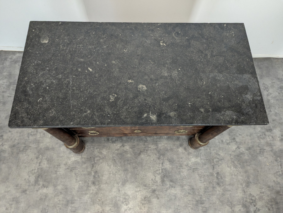 Commode époque Empire avec jeu de bronze