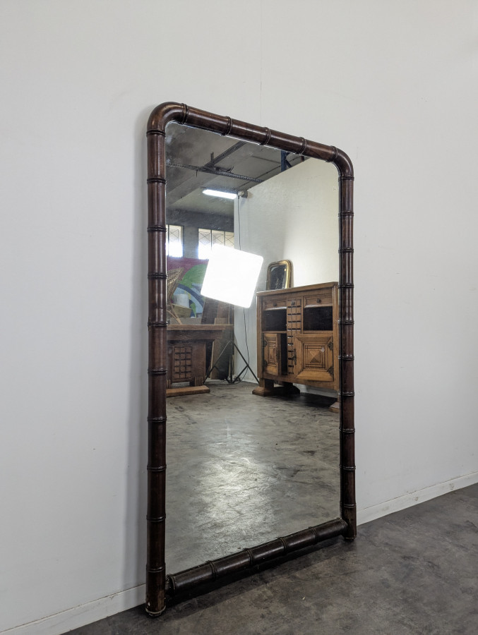 Grand Miroir Bambou