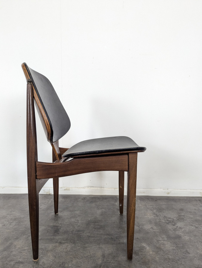Série de 4 chaises de Elliots of Newbury années 1960