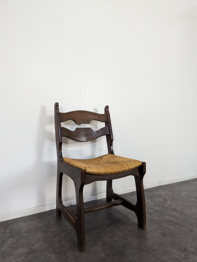 Série de 6 chaises DLG Guillerme et Chambron