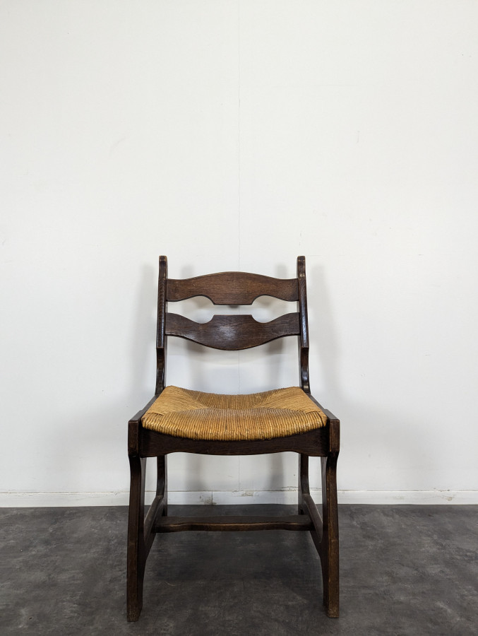 Série de 6 chaises DLG Guillerme et Chambron