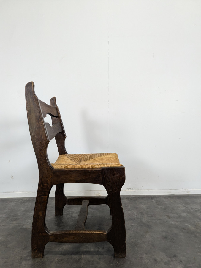 Série de 6 chaises DLG Guillerme et Chambron