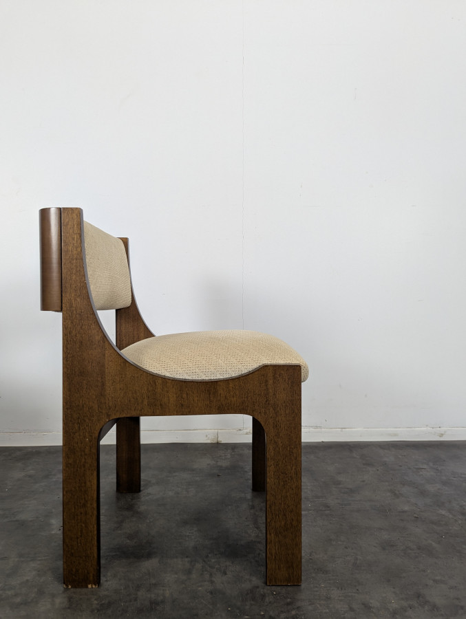 Serie de 6 chaises design italien de Franco Asnaghi