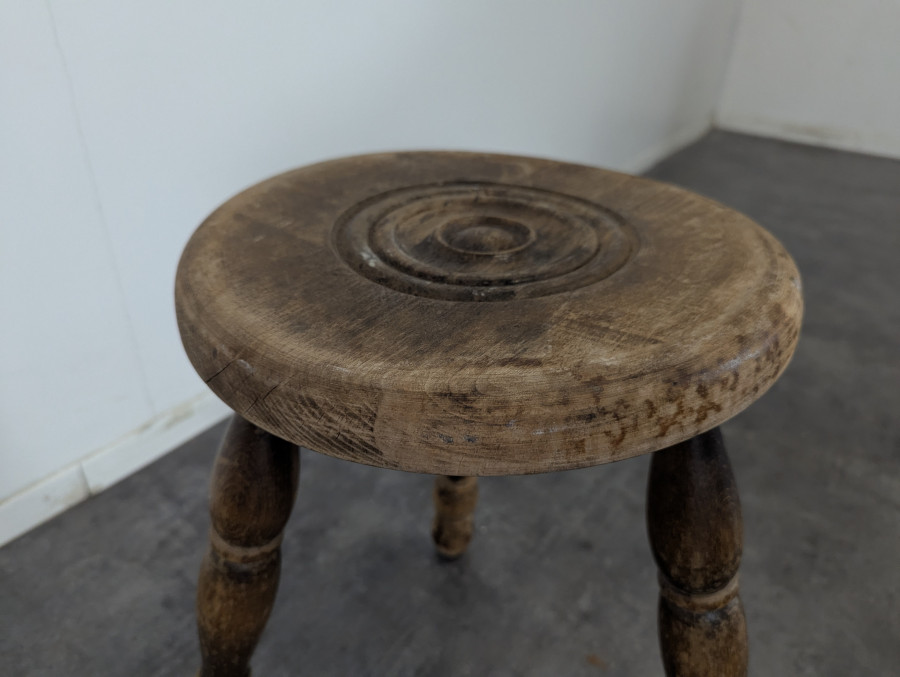 Tabouret brutaliste DLG Dudouyt